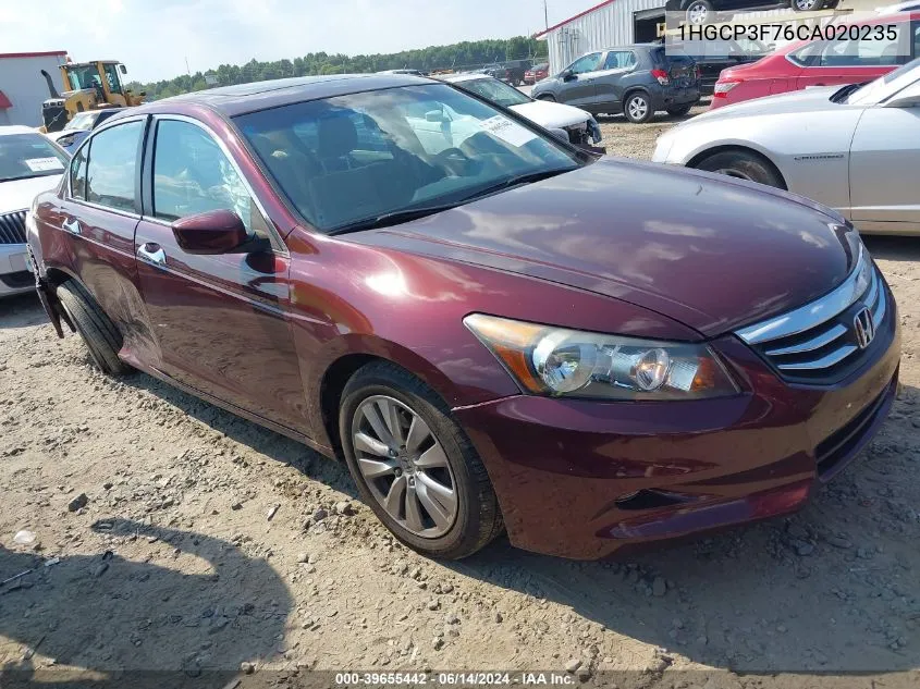 1HGCP3F76CA020235 2012 Honda Accord 3.5 Ex