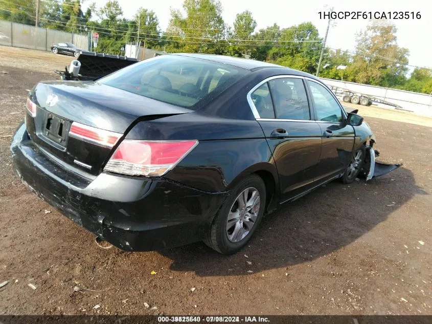 2012 Honda Accord 2.4 Se VIN: 1HGCP2F61CA123516 Lot: 39825640