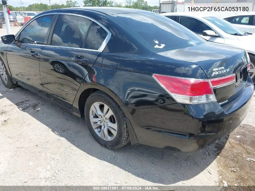 2012 Honda Accord 2.4 Se VIN: 1HGCP2F65CA053180 Lot: 39831891