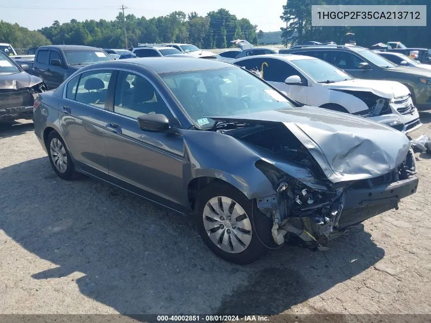 1HGCP2F35CA213712 2012 Honda Accord 2.4 Lx