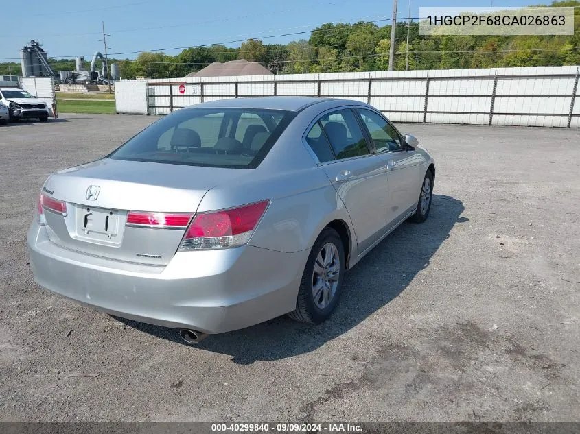 1HGCP2F68CA026863 2012 Honda Accord 2.4 Se