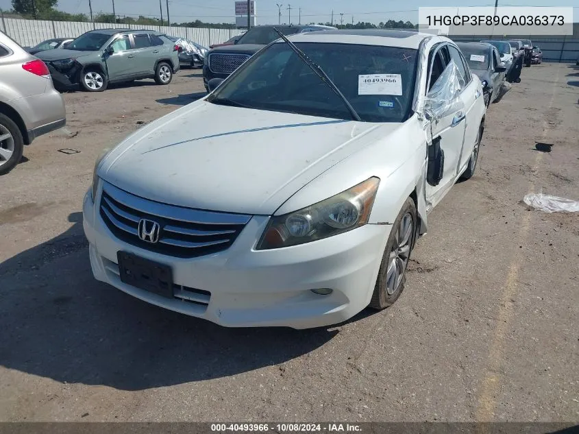 1HGCP3F89CA036373 2012 Honda Accord Exl