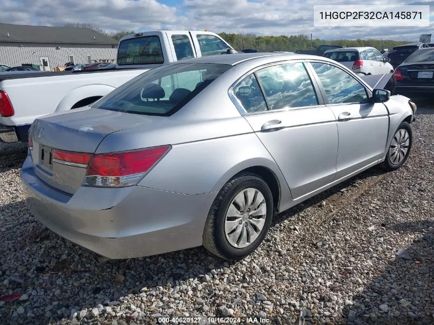 1HGCP2F32CA145871 2012 Honda Accord 2.4 Lx