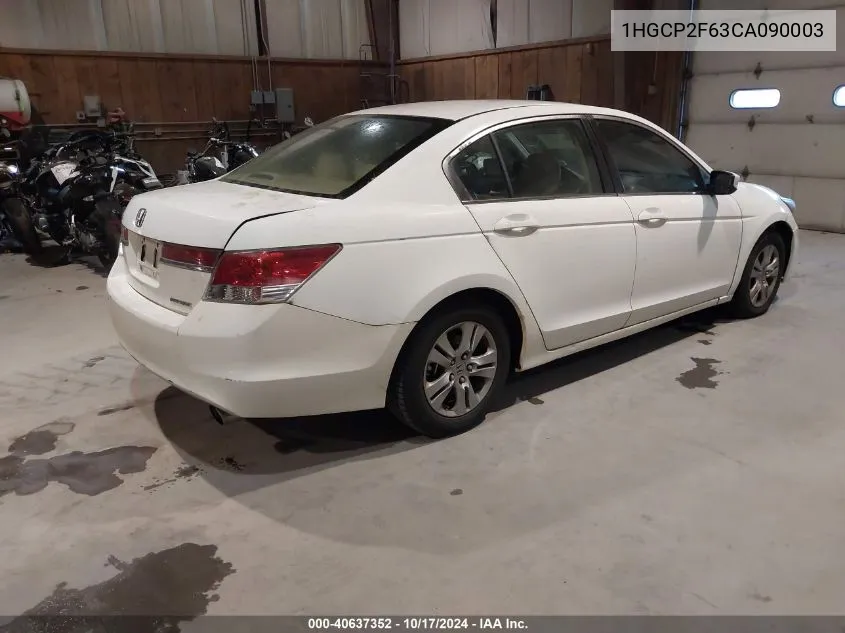 1HGCP2F63CA090003 2012 Honda Accord 2.4 Se