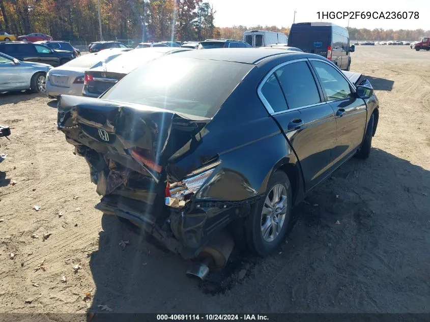 1HGCP2F69CA236078 2012 Honda Accord 2.4 Se