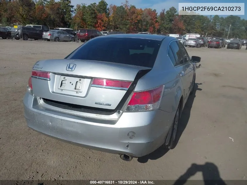 2012 Honda Accord 2.4 Se VIN: 1HGCP2F69CA210273 Lot: 40716831