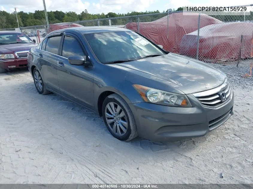 2012 Honda Accord 2.4 Ex-L VIN: 1HGCP2F82CA156929 Lot: 40740505