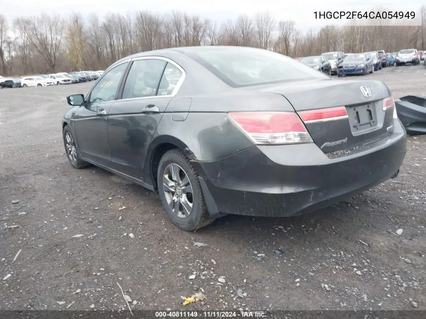 2012 Honda Accord 2.4 Se VIN: 1HGCP2F64CA054949 Lot: 40811149