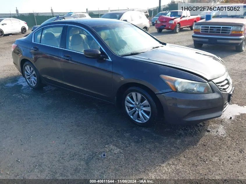 2012 Honda Accord 2.4 Ex VIN: 1HGCP2F76CA015062 Lot: 40811544