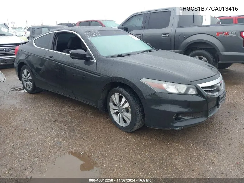 2012 Honda Accord 2.4 Ex VIN: 1HGCS1B77CA013416 Lot: 40812258