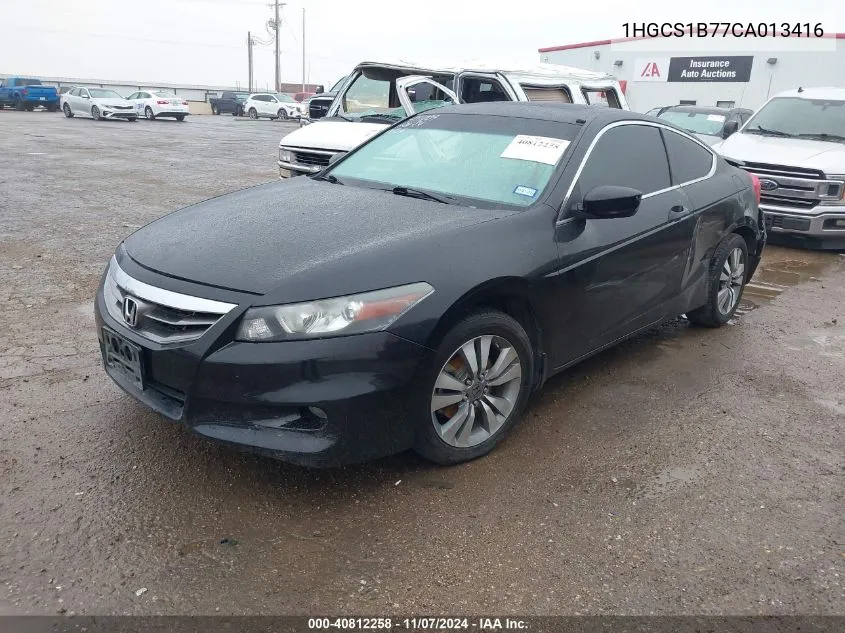 2012 Honda Accord 2.4 Ex VIN: 1HGCS1B77CA013416 Lot: 40812258