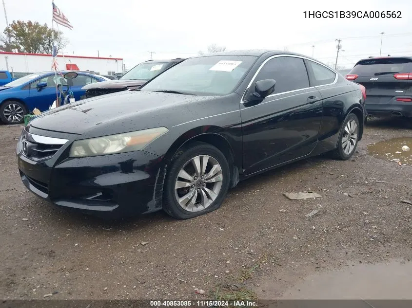 2012 Honda Accord 2.4 Lx-S VIN: 1HGCS1B39CA006562 Lot: 40853085