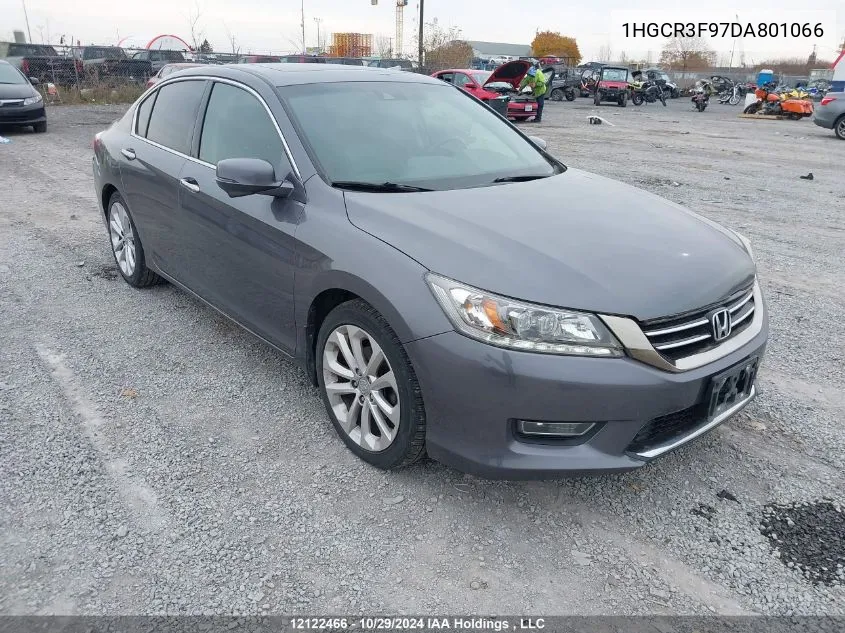 2013 Honda Accord Sedan VIN: 1HGCR3F97DA801066 Lot: 12122466