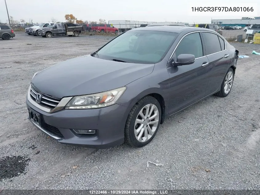 2013 Honda Accord Sedan VIN: 1HGCR3F97DA801066 Lot: 12122466