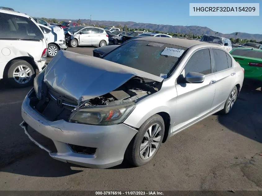 1HGCR2F32DA154209 2013 Honda Accord Lx