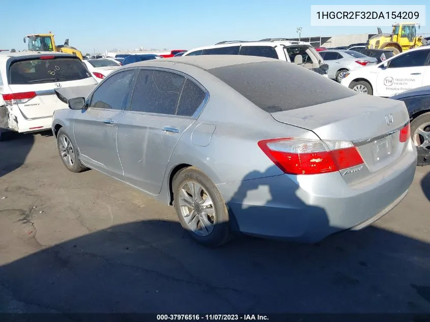 1HGCR2F32DA154209 2013 Honda Accord Lx