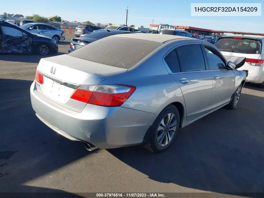 2013 Honda Accord Lx VIN: 1HGCR2F32DA154209 Lot: 37976516