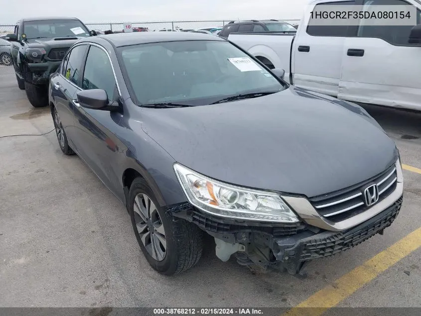 2013 Honda Accord Lx VIN: 1HGCR2F35DA080154 Lot: 38768212