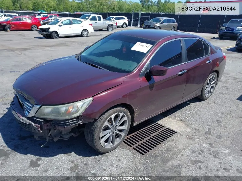 18GCR2F5XDA210544 2013 Honda Accord Sport