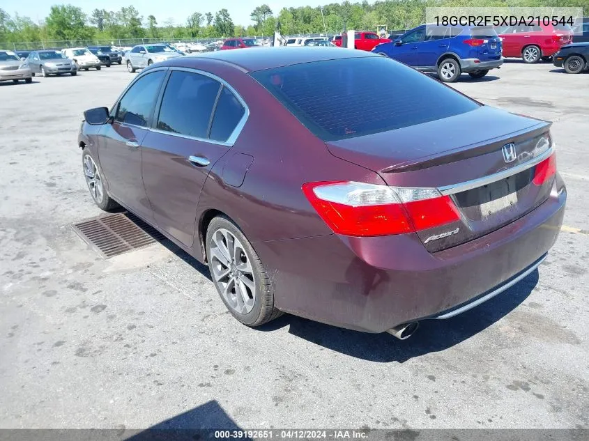 18GCR2F5XDA210544 2013 Honda Accord Sport