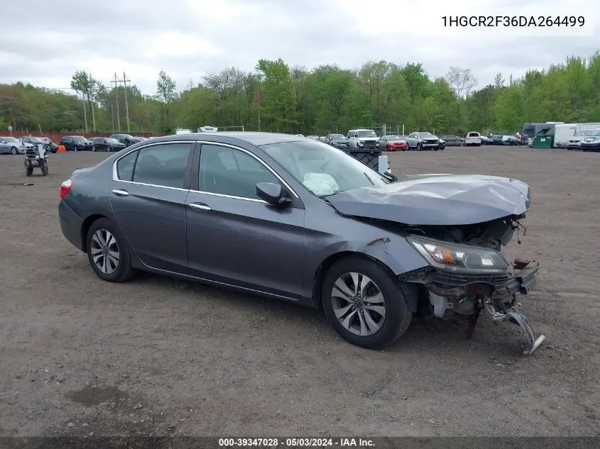 2013 Honda Accord Lx VIN: 1HGCR2F36DA264499 Lot: 39347028