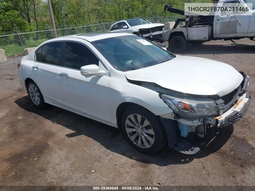 2013 Honda Accord Ex-L VIN: 1HGCR2F87DA211466 Lot: 39369549