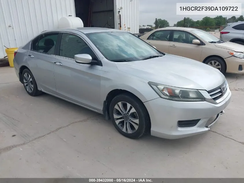 1HGCR2F39DA109722 2013 Honda Accord Lx