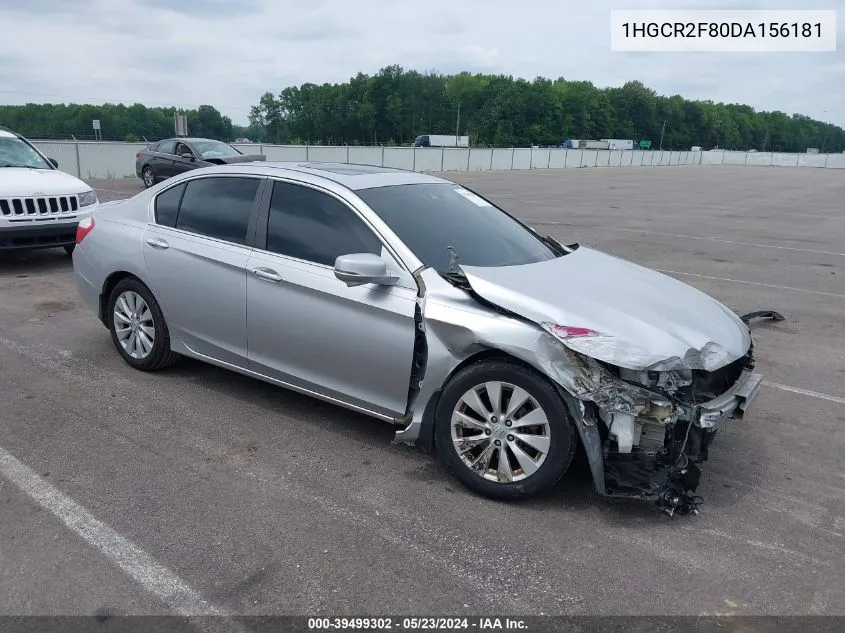 1HGCR2F80DA156181 2013 Honda Accord Ex-L