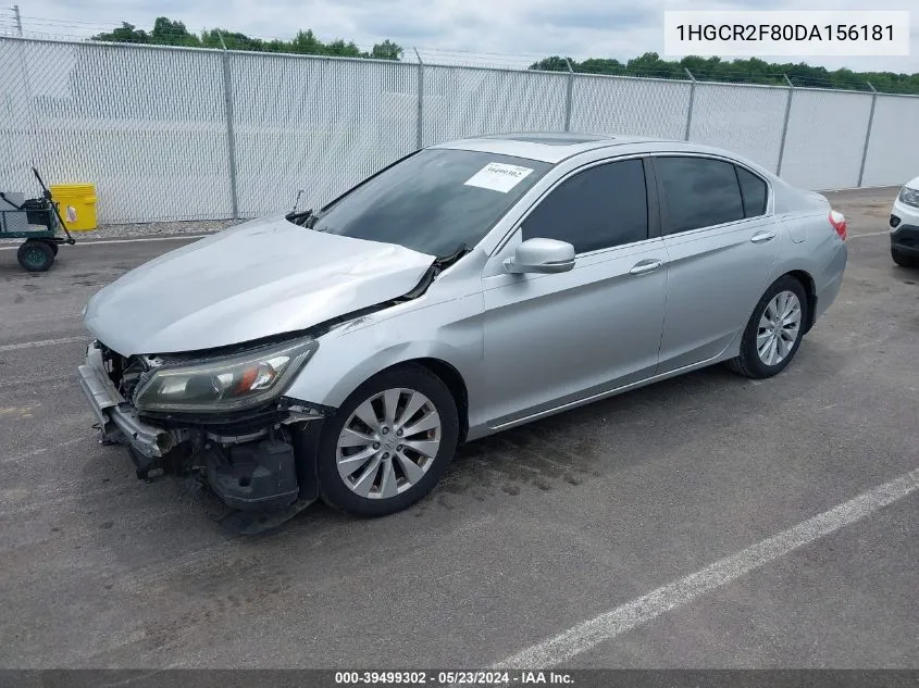 1HGCR2F80DA156181 2013 Honda Accord Ex-L