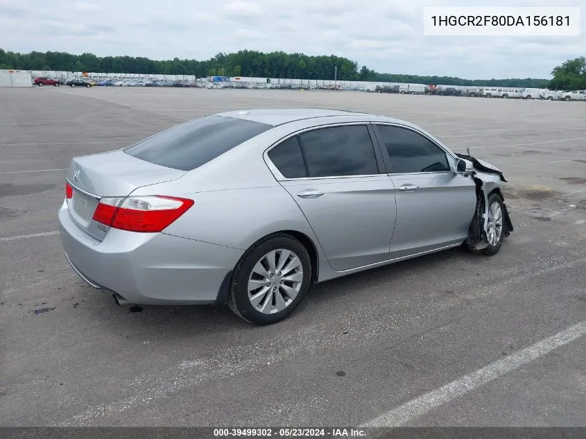 2013 Honda Accord Ex-L VIN: 1HGCR2F80DA156181 Lot: 39499302