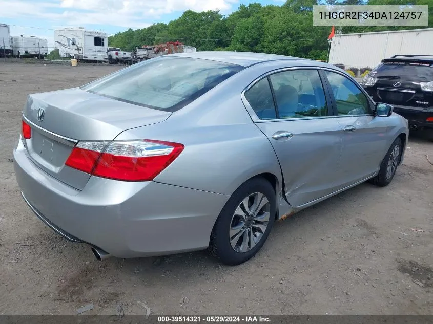 1HGCR2F34DA124757 2013 Honda Accord Lx