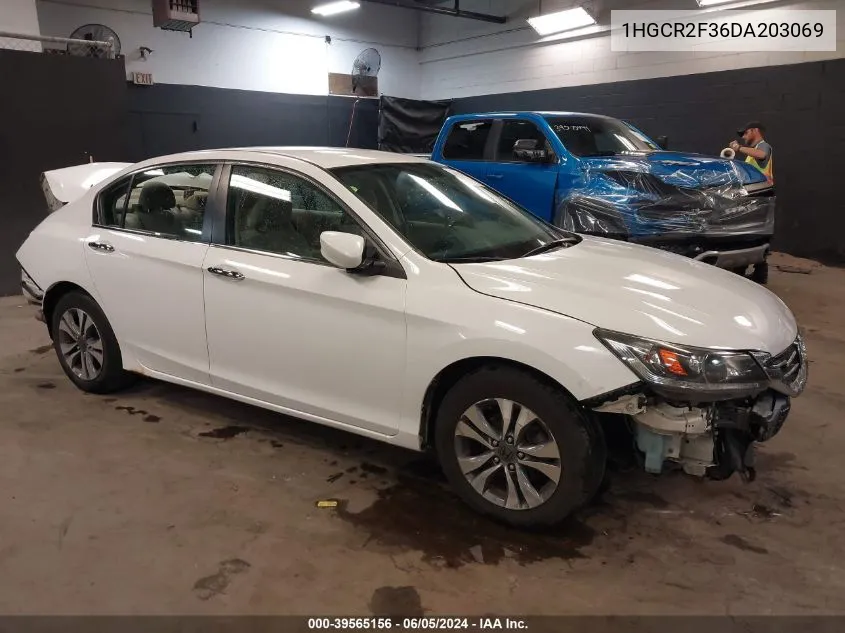 2013 Honda Accord Lx VIN: 1HGCR2F36DA203069 Lot: 40580787