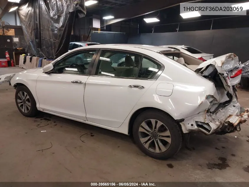 1HGCR2F36DA203069 2013 Honda Accord Lx