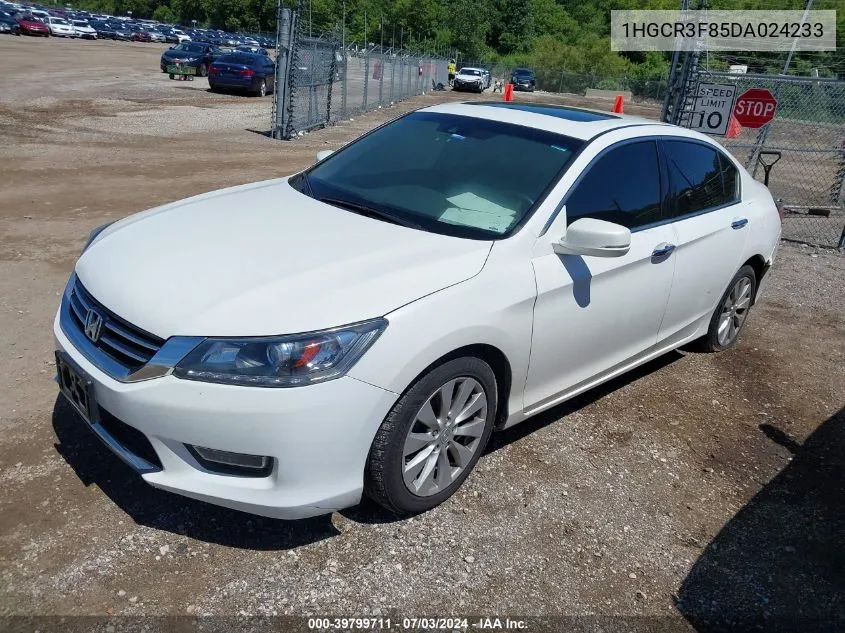 2013 Honda Accord Ex-L V-6 VIN: 1HGCR3F85DA024233 Lot: 40423497