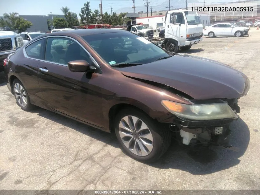 2013 Honda Accord Lx-S VIN: 1HGCT1B32DA005915 Lot: 39817904