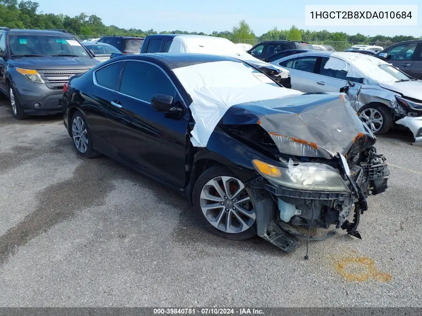 2013 Honda Accord Ex-L V-6 VIN: 1HGCT2B8XDA010684 Lot: 39840781