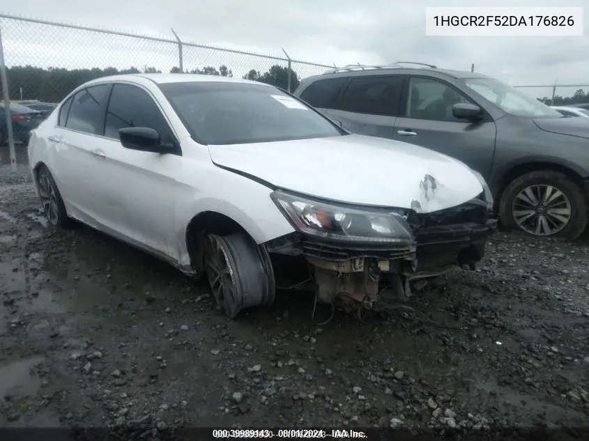 1HGCR2F52DA176826 2013 Honda Accord Sport