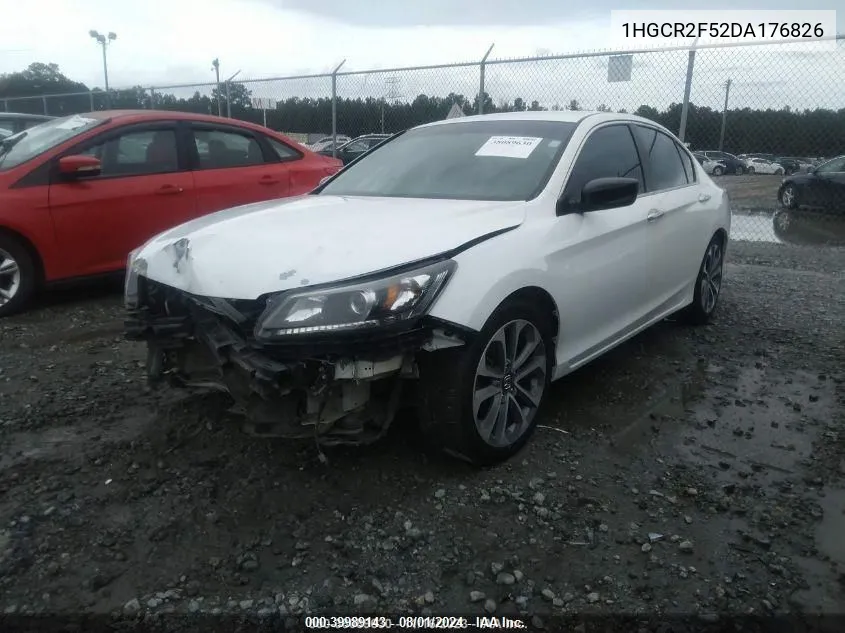 1HGCR2F52DA176826 2013 Honda Accord Sport