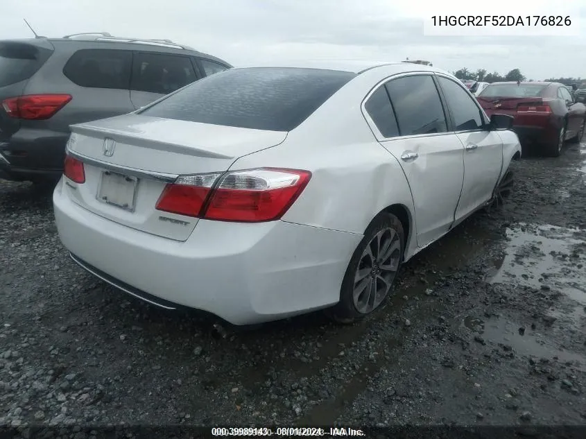 1HGCR2F52DA176826 2013 Honda Accord Sport