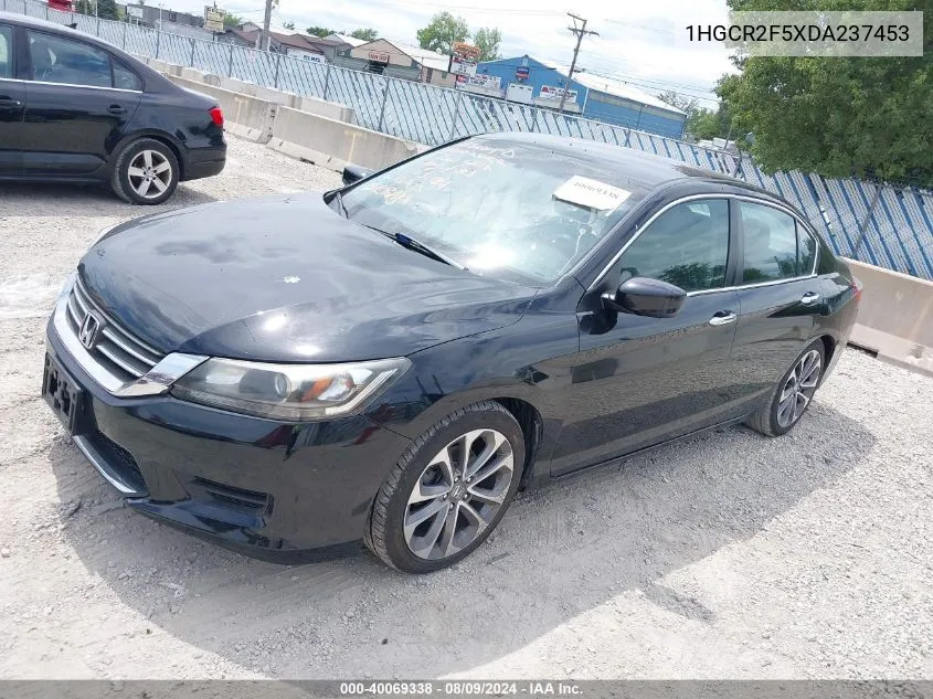 2013 Honda Accord Sport VIN: 1HGCR2F5XDA237453 Lot: 40069338