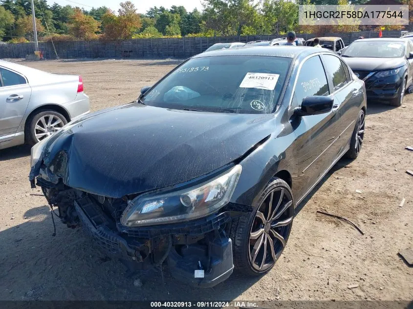 1HGCR2F58DA177544 2013 Honda Accord Sport