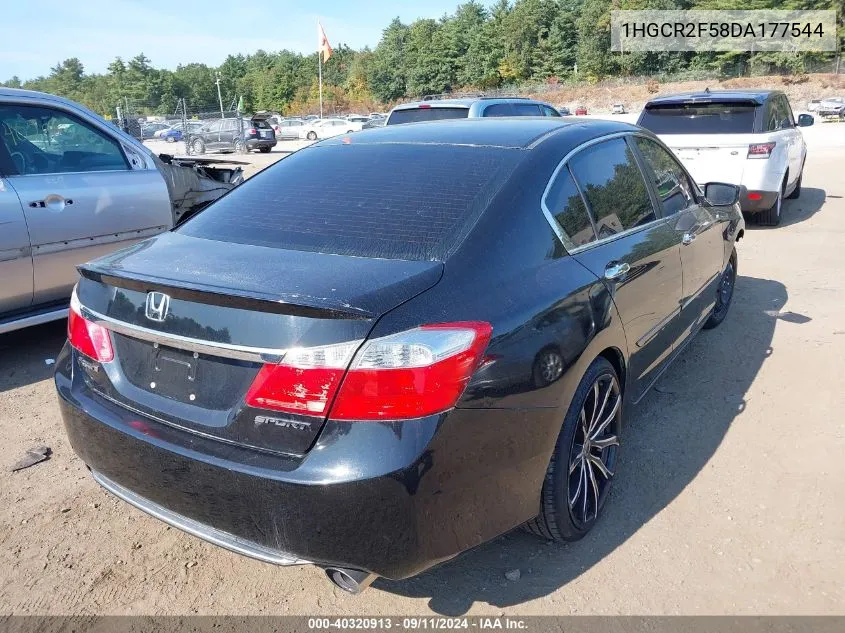 2013 Honda Accord Sport VIN: 1HGCR2F58DA177544 Lot: 40320913