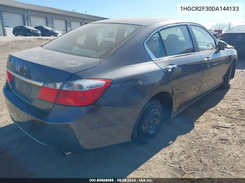 1HGCR2F30DA144133 2013 Honda Accord Lx