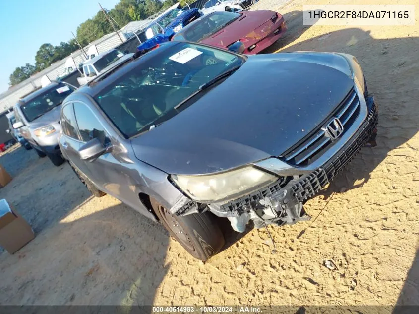 1HGCR2F84DA071165 2013 Honda Accord Ex-L