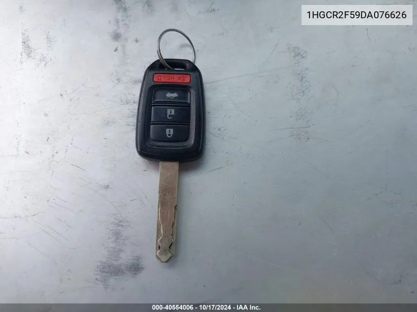 1HGCR2F59DA076626 2013 Honda Accord Sport