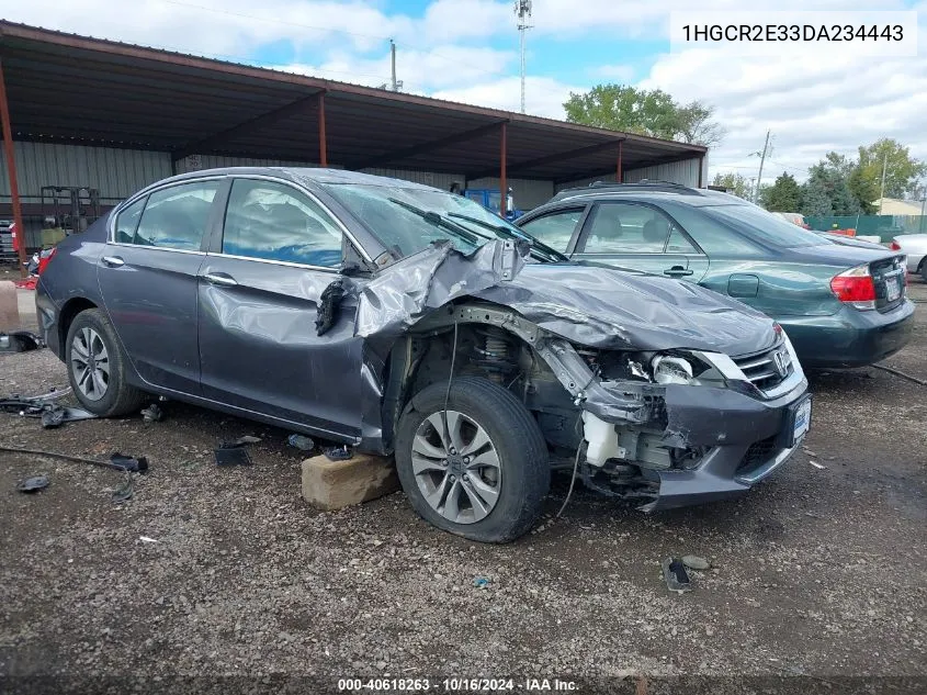 1HGCR2E33DA234443 2013 Honda Accord Lx