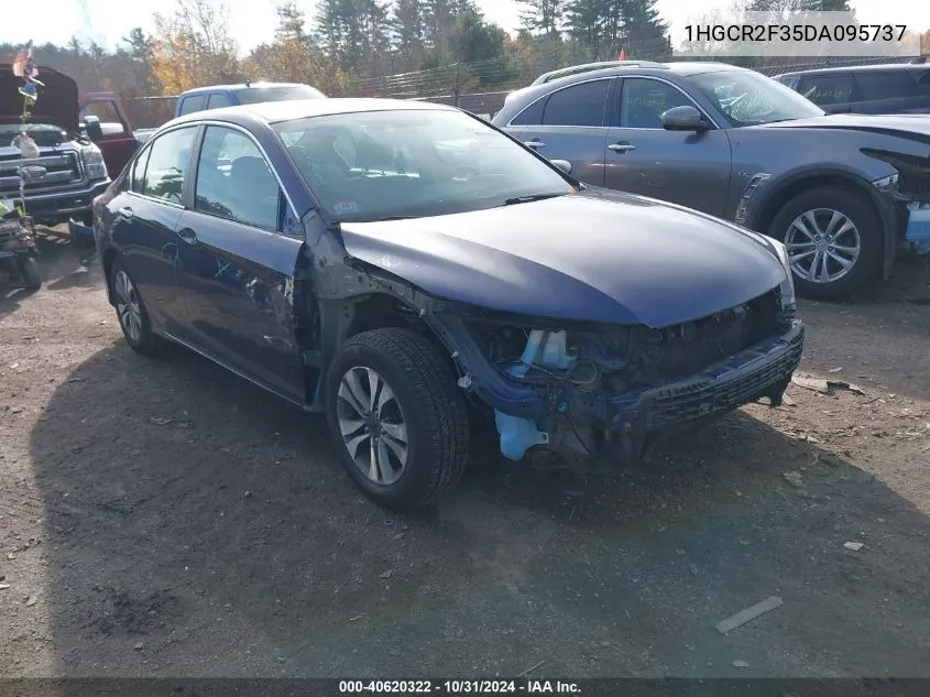 2013 Honda Accord Lx VIN: 1HGCR2F35DA095737 Lot: 40620322