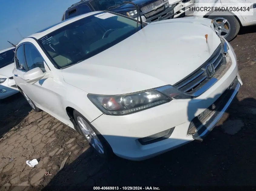 2013 Honda Accord Ex-L VIN: 1HGCR2F86DA036434 Lot: 40669813