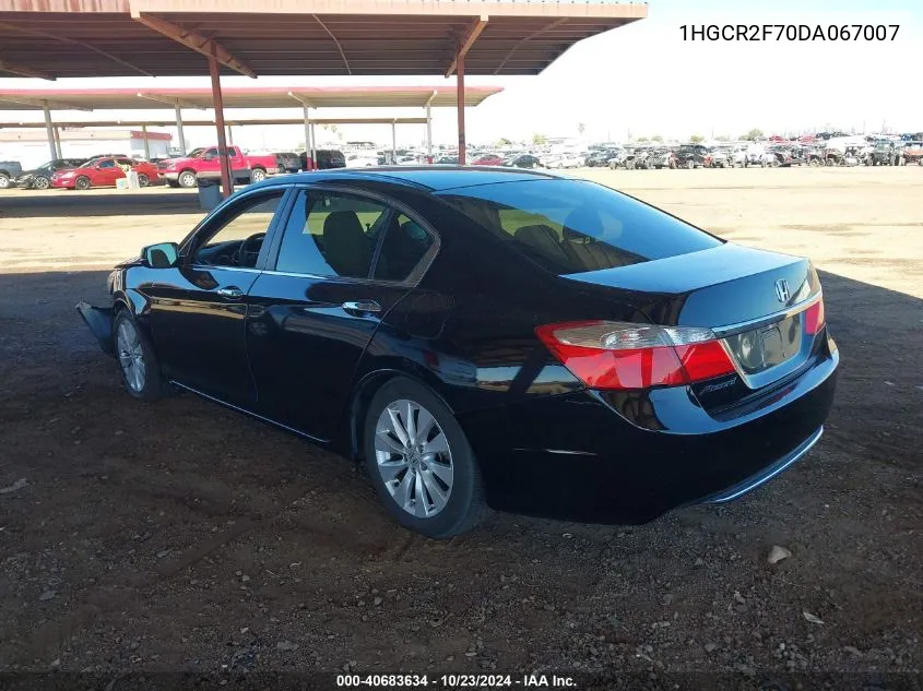 2013 Honda Accord Ex VIN: 1HGCR2F70DA067007 Lot: 40683634