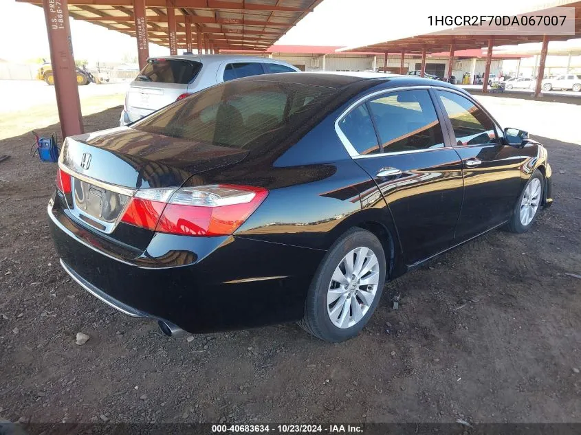 2013 Honda Accord Ex VIN: 1HGCR2F70DA067007 Lot: 40683634